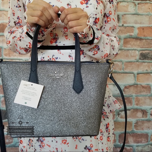 Kate spade SMALL Joeley Satchel crossbody blue - Picture 5 of 8